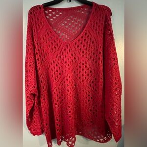 Crochet Knit Sweater